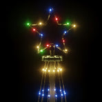 Christmas Tree with Spike Colourful 732 LEDs 500 cm