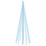 Christmas Tree with Spike Blue 732 LEDs 500 cm