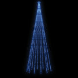 Christmas Tree with Spike Blue 732 LEDs 500 cm - Top-Down View