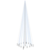 Christmas Tree with Spike Cold White 1134 LEDs 800 cm