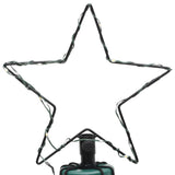 Christmas Tree with Spike Cold White 1134 LEDs 800 cm - Rear View