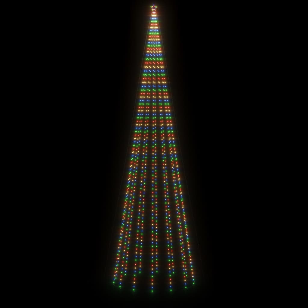 Christmas Tree with Spike Colourful 1134 LEDs 800 cm
