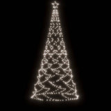 Christmas Tree with Spike Cold White 500 LEDs 300 cm - Side View