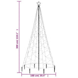 Christmas Tree with Spike Colourful 500 LEDs 300 cm