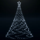 Christmas Tree with Spike Cold white 1400 LEDs 500 cm - Side View
