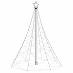 Christmas Tree with Spike Colourful 1400 LEDs 500 cm