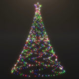 Christmas Tree with Spike Colourful 1400 LEDs 500 cm - Side View