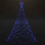 Christmas Tree with Spike Blue 1400 LEDs 500 cm