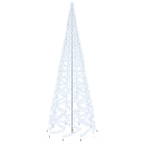 Christmas Tree with Spike Cold White 3000 LEDs 800 cm - Front View
