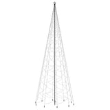 Christmas Tree with Spike Cold White 3000 LEDs 800 cm - Side View