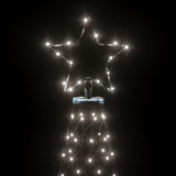 Christmas Tree with Spike Cold White 3000 LEDs 800 cm - 45-Degree Angle