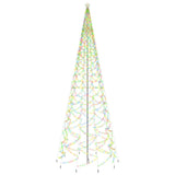 Christmas Tree with Spike Colourful 3000 LEDs 800 cm - Front View