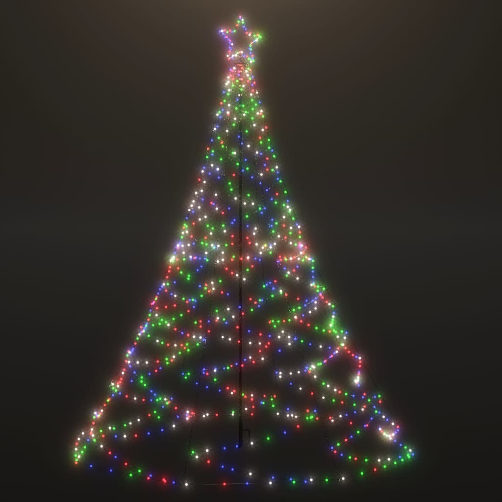 Christmas Tree with Spike Colourful 3000 LEDs 800 cm