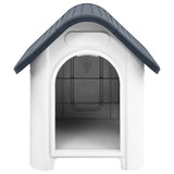Dog House Grey 59x75x66 cm Polypropylene - Front View