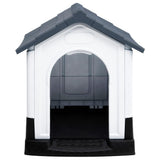 Dog House Grey 57x68x66 cm Polypropylene - Front View