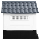 Dog House Grey 57x68x66 cm Polypropylene - Side View