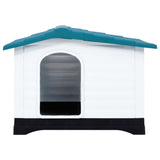 Dog House Blue 90.5x68x66 cm Polypropylene - Front View