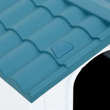 Dog House Blue 90.5x68x66 cm Polypropylene - Close-Up Angle
