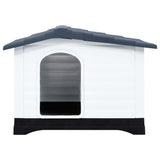 Dog House Grey 90.5x68x66 cm Polypropylene - Front View