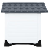 Dog House Grey 90.5x68x66 cm Polypropylene - Side View