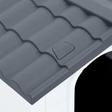 Dog House Grey 90.5x68x66 cm Polypropylene - Close-Up Angle