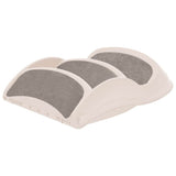 Folding 3-Step Dog Stairs Cream 50x38x38 cm Plastic - Rear View