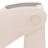 Folding 3-Step Dog Stairs Cream 50x38x38 cm Plastic - Close-Up Angle