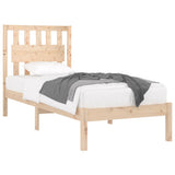 Bed Frame without Mattress Solid Wood 90x190 cm