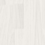 Bed Frame without Mattress White Solid Wood 90x190 cm