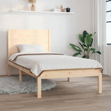Bed Frame without Mattress 90x190 cm Solid Wood
