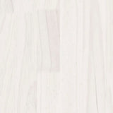 Bed Frame without Mattress White 135x190 cm Solid Wood - 45-Degree Angle