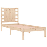 Bed Frame without Mattress 90x190 cm Solid Wood - Top-Down View