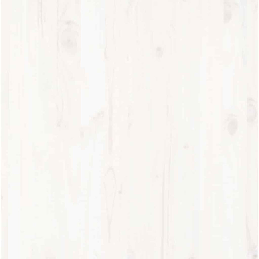 Bed Frame without Mattress White 90x190 cm Solid Wood