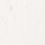 Bed Frame without Mattress White 150x200 cm Solid Wood Pine