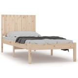 Bed Frame without Mattress 90x190 cm Solid Wood Pine