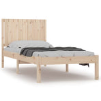 Bed Frame without Mattress 90x190 cm Solid Wood Pine