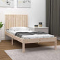 Bed Frame without Mattress 90x190 cm Solid Wood Pine