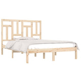Bed Frame without Mattress 135x190 cm Solid Wood