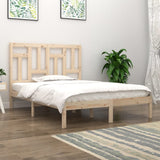 Bed Frame without Mattress 135x190 cm Solid Wood