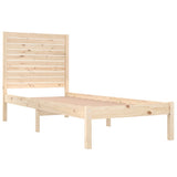 Bed Frame without Mattress 90x190 cm Solid Wood
