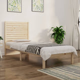 Bed Frame without Mattress 90x190 cm Solid Wood