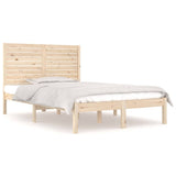 Bed Frame without Mattress 135x190 cm Solid Wood