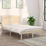 Bed Frame without Mattress 135x190 cm Solid Wood