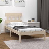 Bed Frame without Mattress 90x190 cm Solid Wood