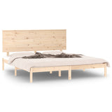 Bed Frame without Mattress 150x200 cm Solid Wood