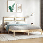 Bed Frame without Mattress 135x190 cm Solid Wood