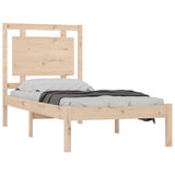 Bed Frame without Mattress 90x190 cm Solid Wood