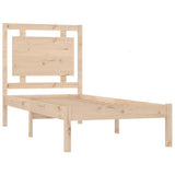 Bed Frame without Mattress 90x190 cm Solid Wood - Top-Down View