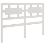 Bed Frame without Mattress White 135x190 cm Solid Wood