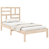 Bed Frame without Mattress Solid Wood 90x190 cm